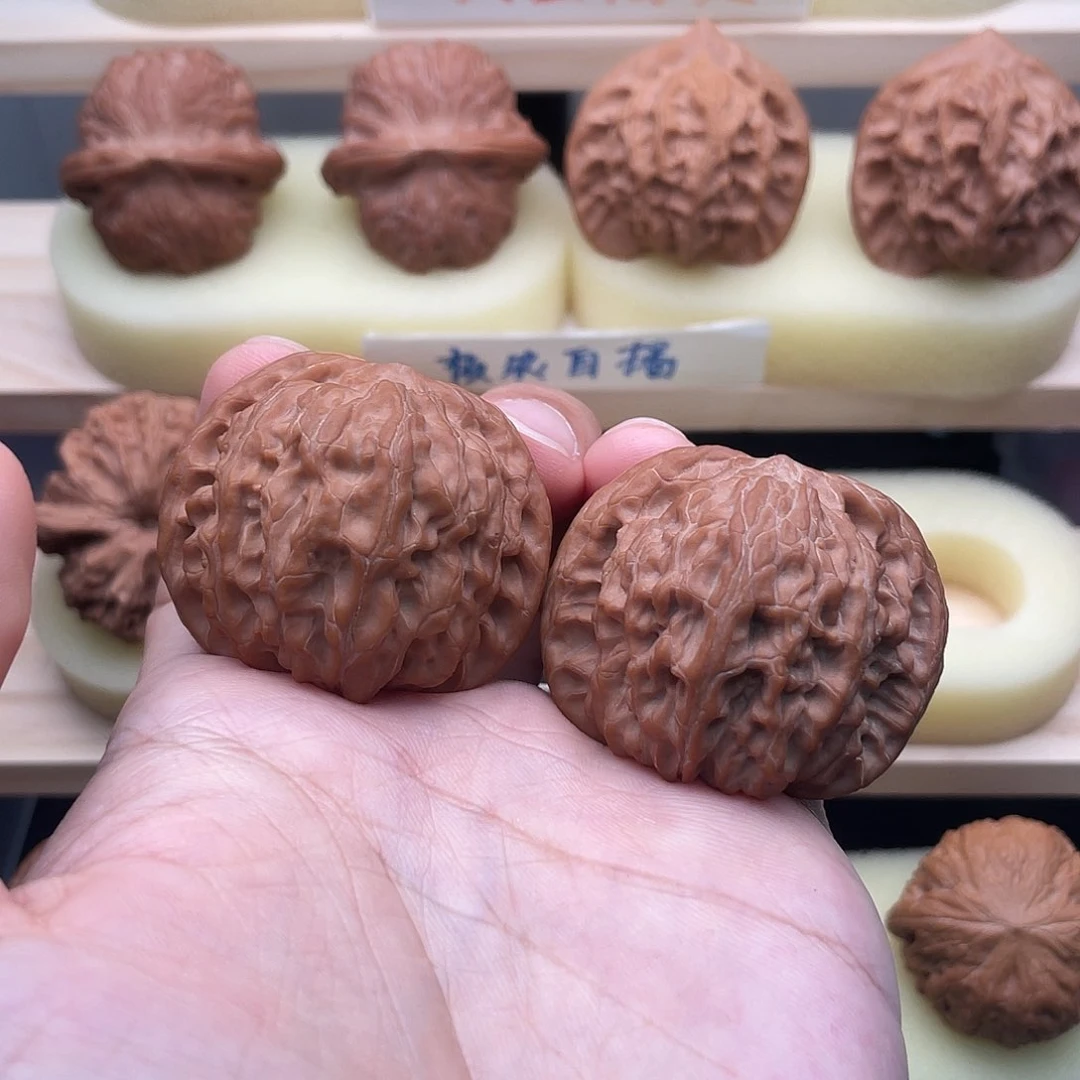 吊坠文玩核桃43全品山地正磨
