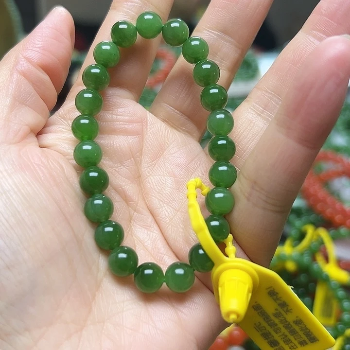 和田玉（碧玉）未镶嵌手链