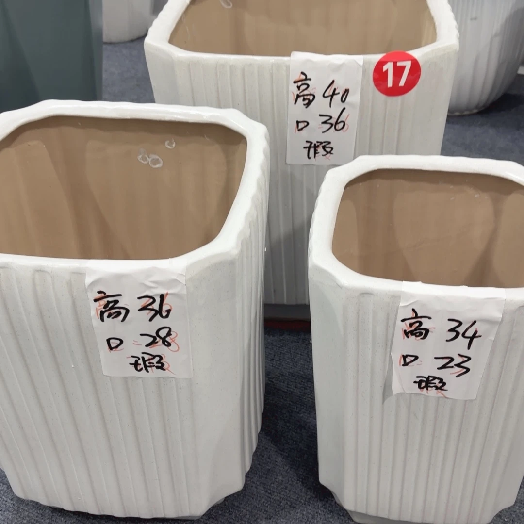 白色方形条纹1套微瑕