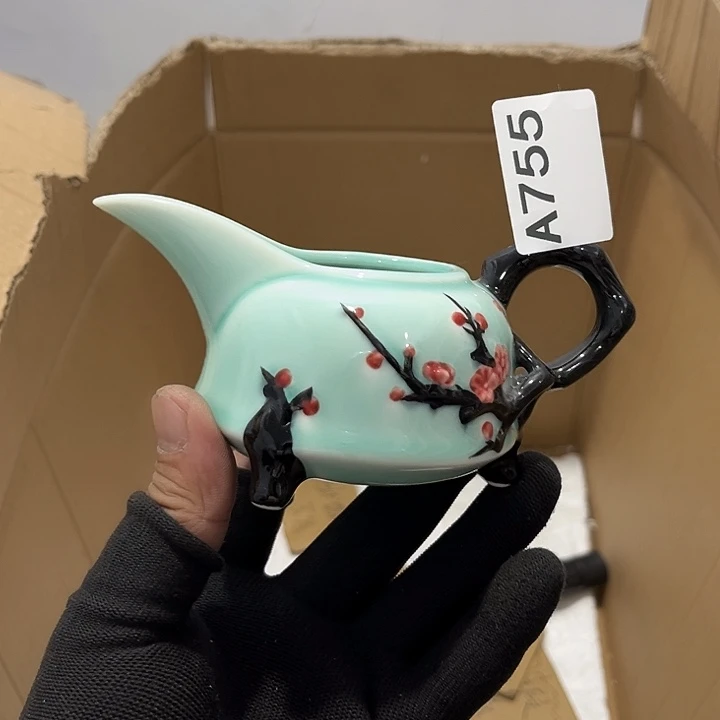 瓷片茶摆件工艺品摆件666