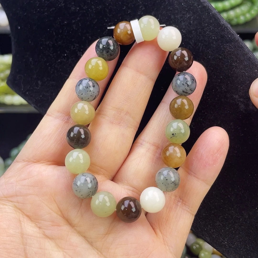 和田玉未镶嵌手链