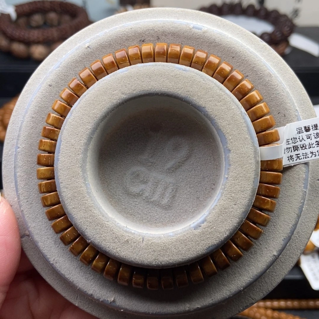 紫金鼠手串7/4mm实心黄金甲鼠片精品