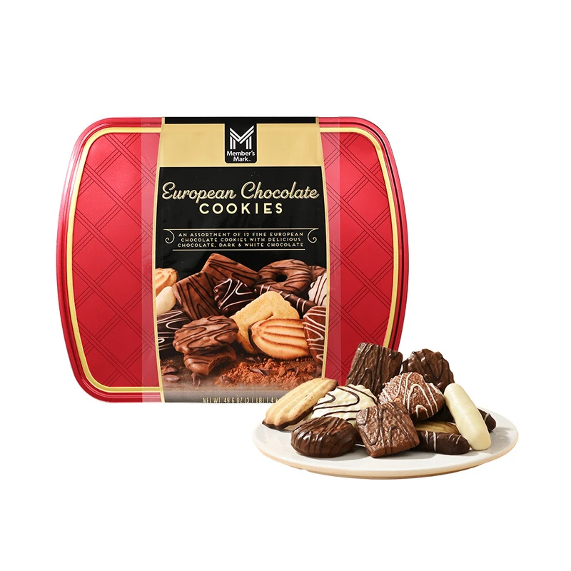 山姆 什锦巧克力曲奇饼干 年货礼盒