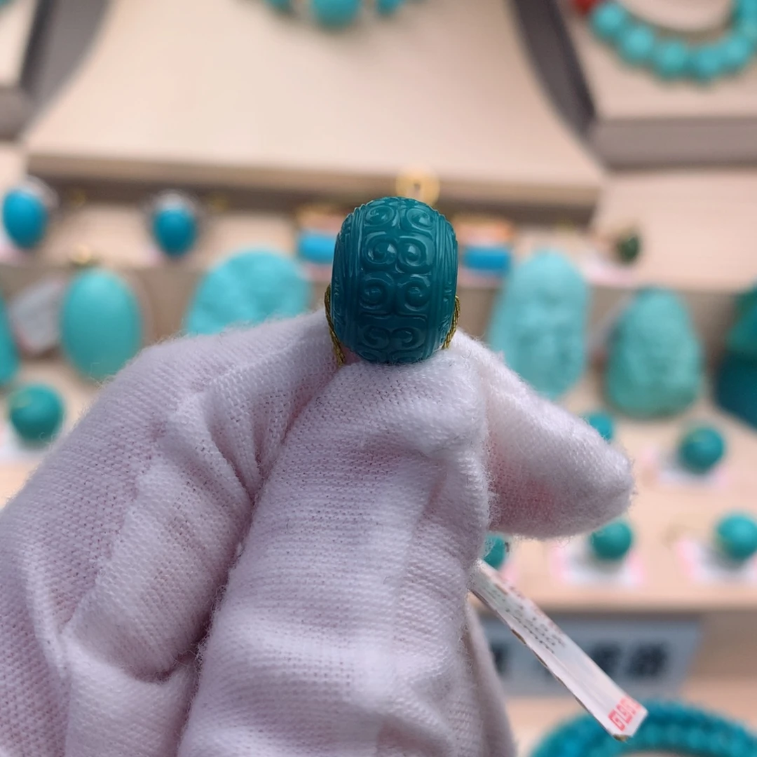 绿松石珠宝奇石未镶嵌