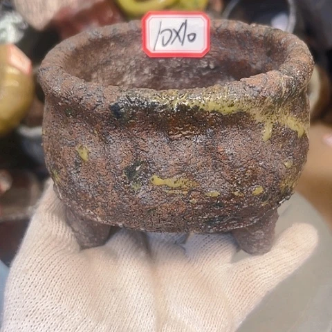 粗陶花盆手工花盆制作