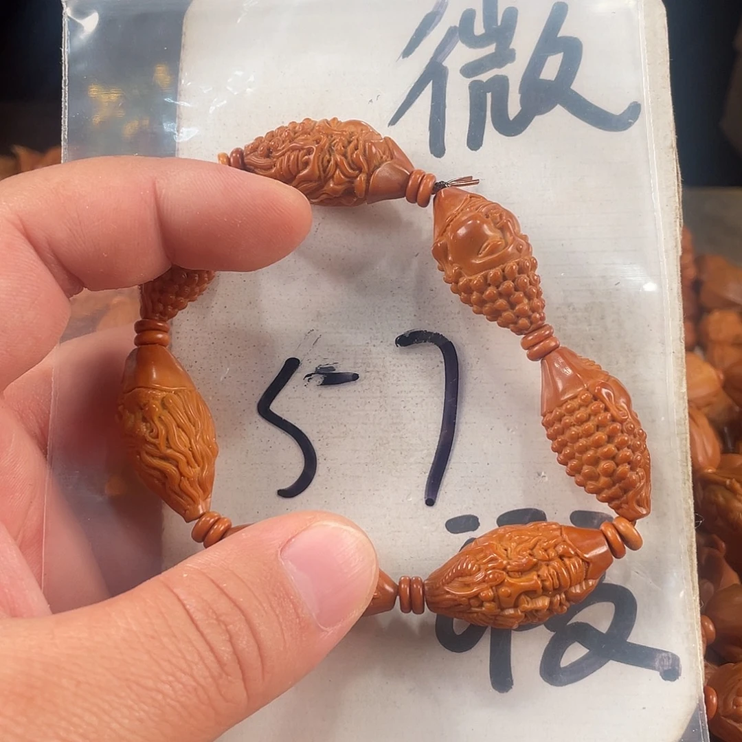 橄榄核手串/手链橄榄核雕工艺手串 瑕疵介意勿拍