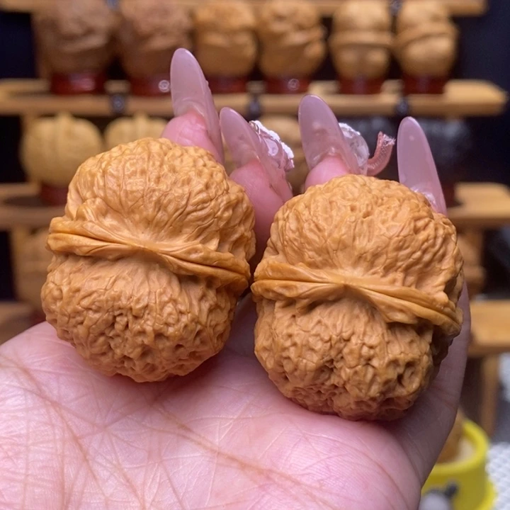 把件文玩核桃门墩元宝42号39尺