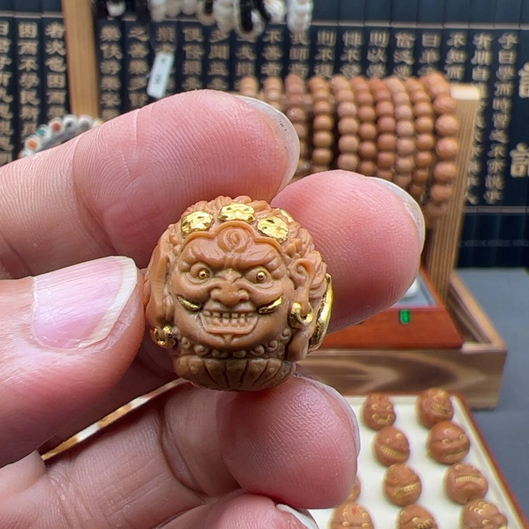 猴头核桃吊坠财象