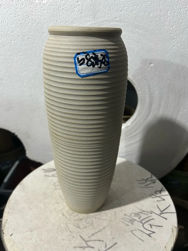 新中式简约大口径素烧陶花盆