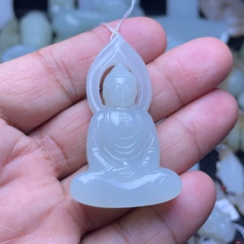吊坠(不含链)未镶嵌和田玉