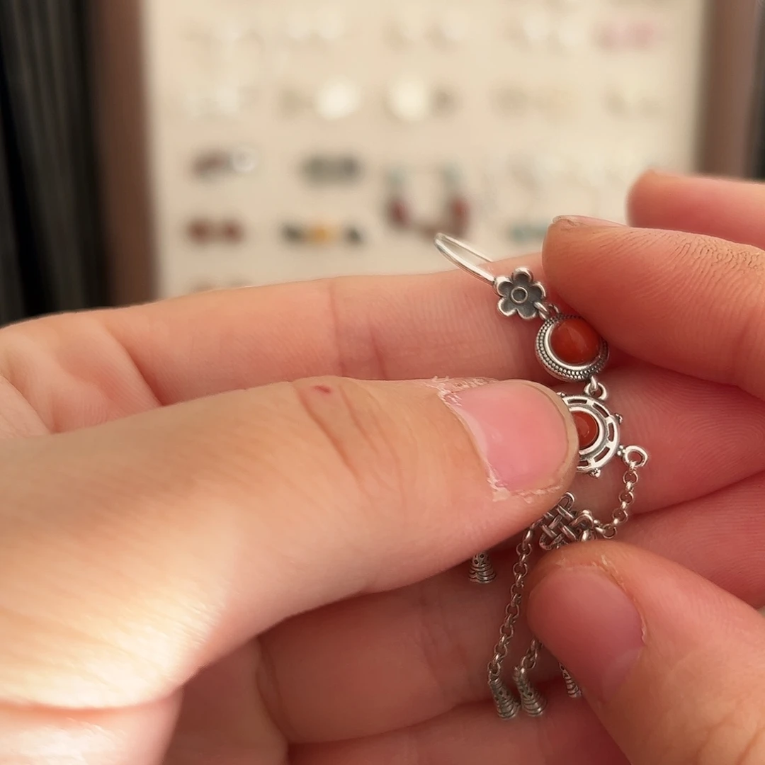 925银925纯银耳坠