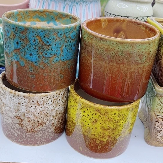 多肉绿植陶瓷花盆9.9包邮