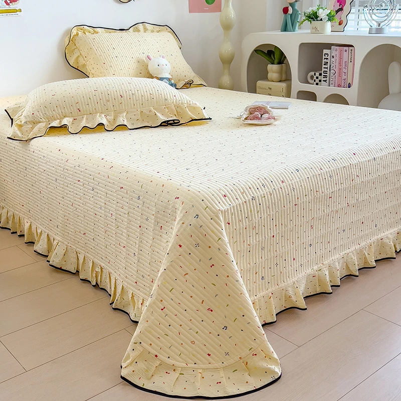 A类母婴级水洗棉床盖防滑防尘单件2025四季通用1.8米x2米大床卧室