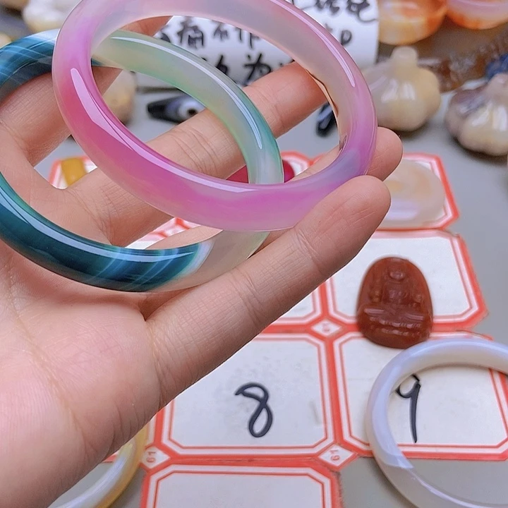 【闪购商品】未镶嵌玛瑙/玉髓珠宝半成品一**飞