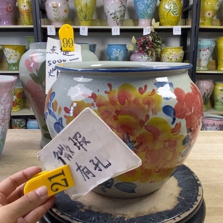 景德镇高温陶瓷花盆