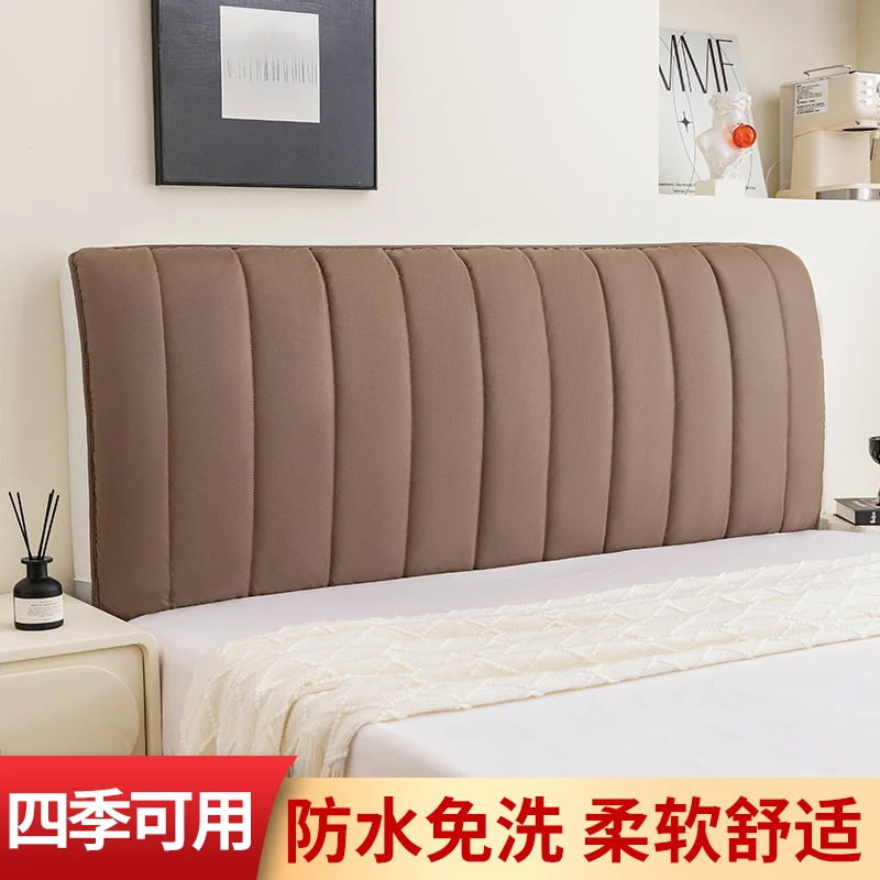 全包家用床头套罩软包垫最新款加厚夹棉万能套科技布四季通用防污