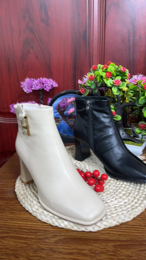 缘缘秋冬粗跟百搭潮流女鞋2023 7