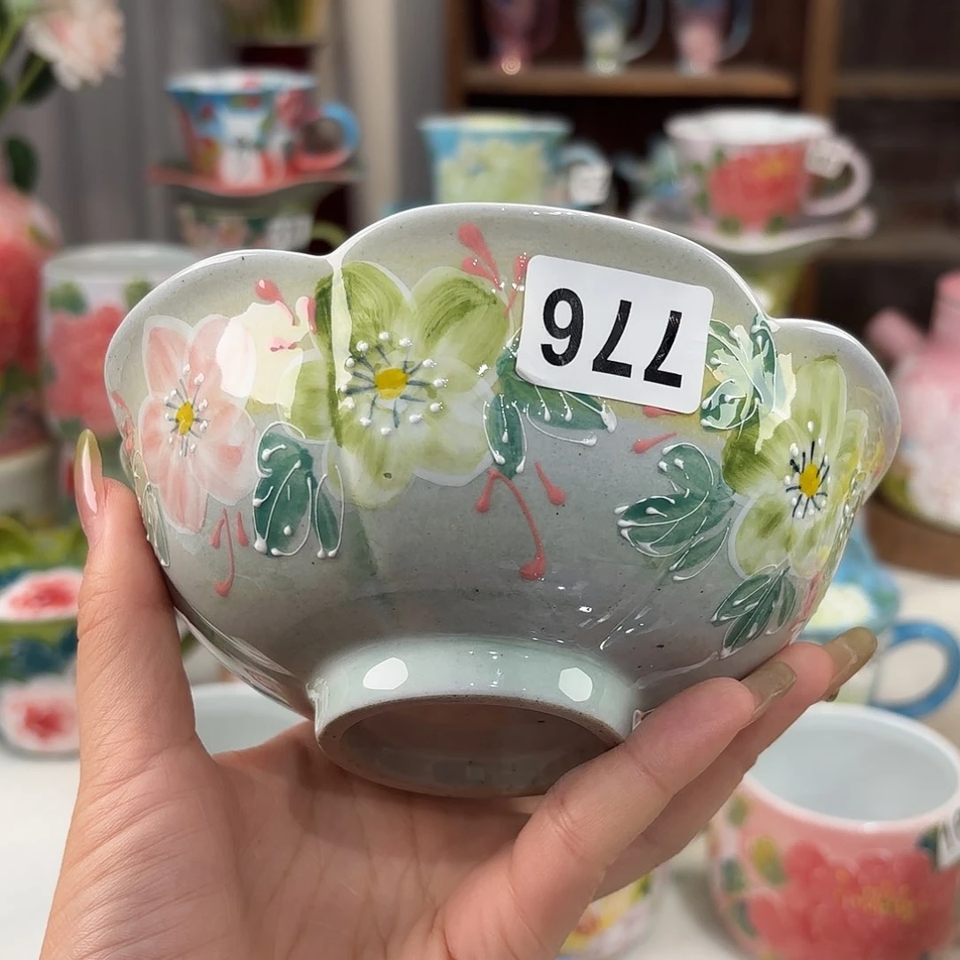 景德镇手绘高温釉下彩陶瓷茶具