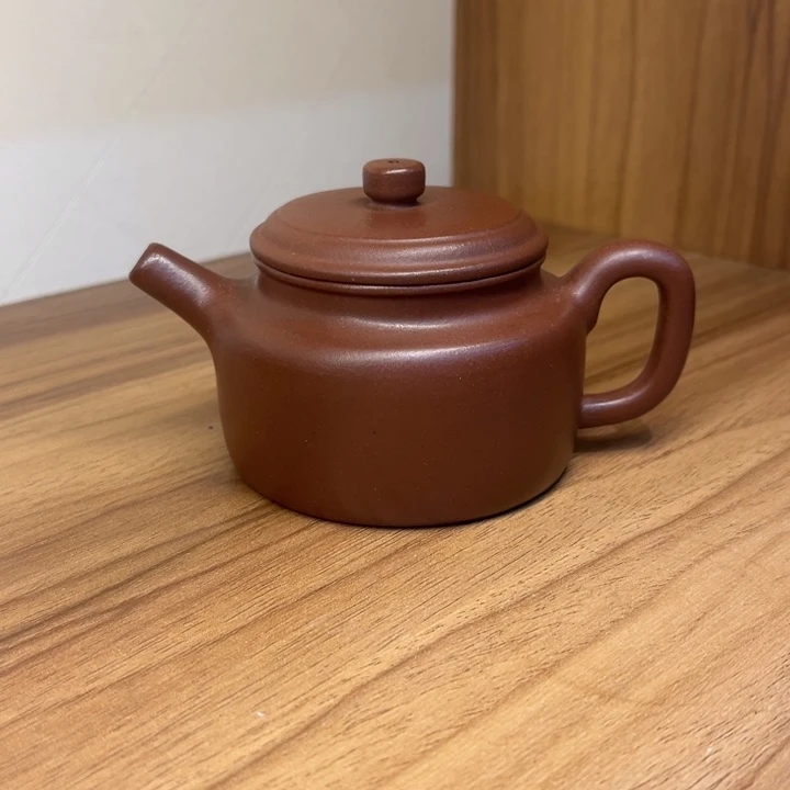 紫砂茶壶德钟紫泥