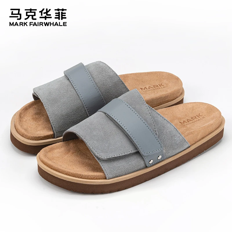 马克华菲拖鞋男士夏舒适时尚夏季软底外穿潮流防滑室外舒适时尚
