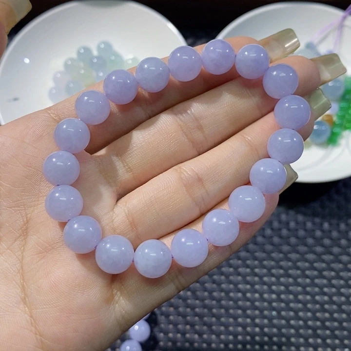 散珠翡翠花**夏天然缅甸翡翠