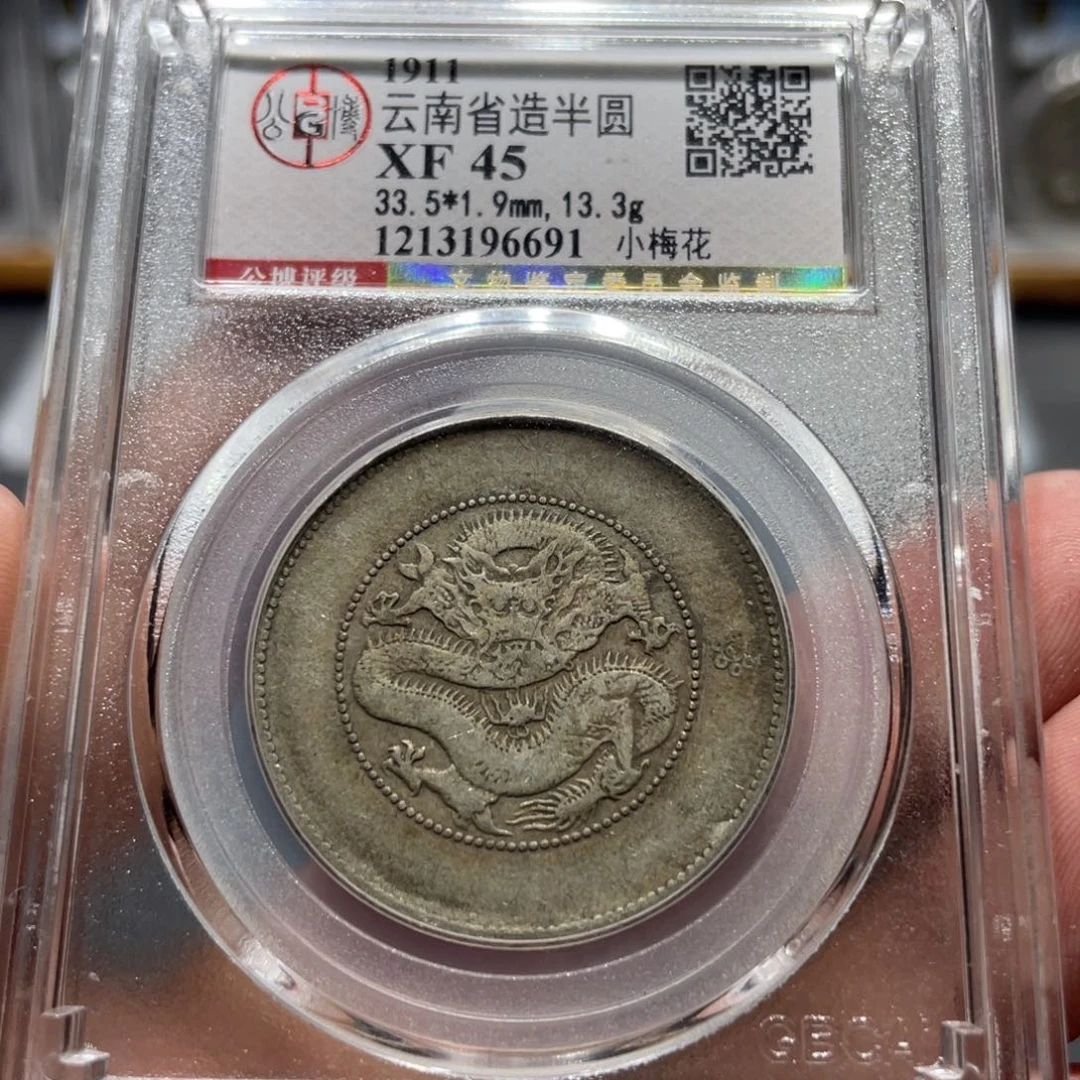 M***包银云南半圆龙6691   神临钱币