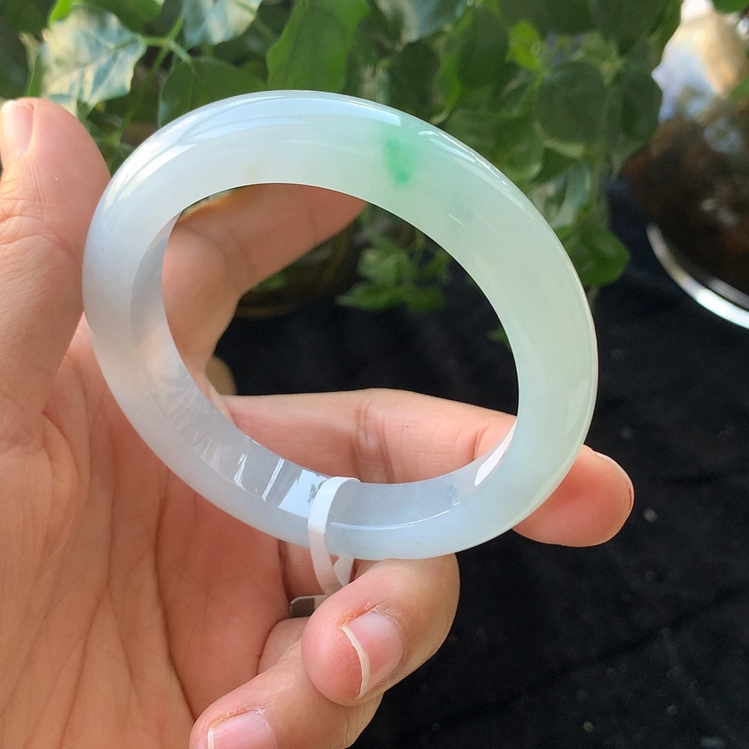 翡翠未镶嵌手镯28号