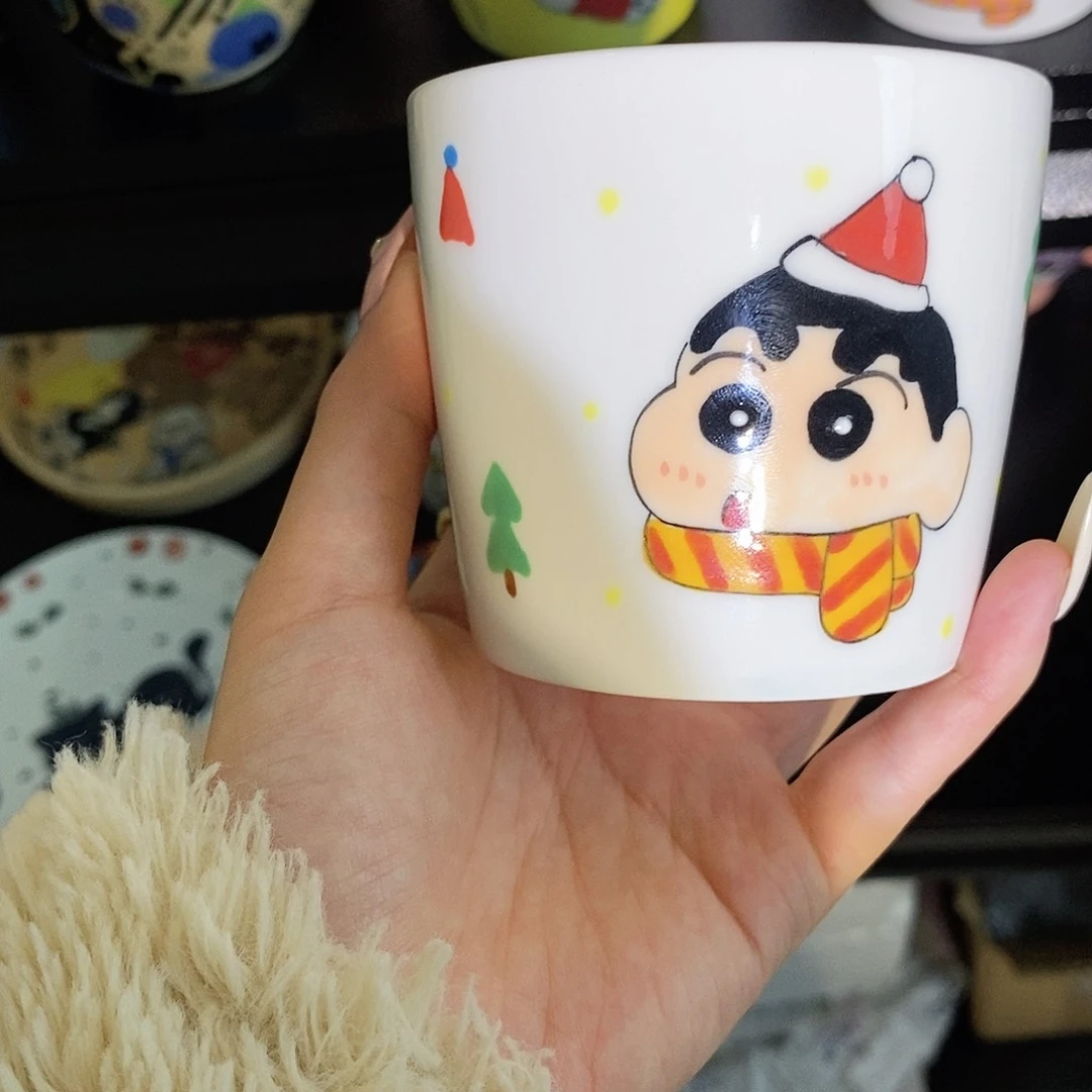 寒*酥景德景德镇陶瓷马克杯釉下