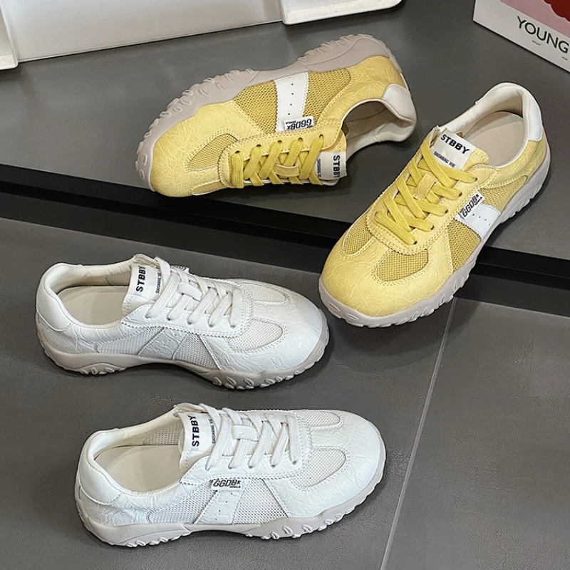 2025春季新款防滑运动阿甘鞋女舒适休闲百搭透气德训板鞋跑步鞋
