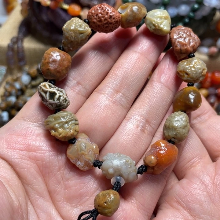 玛瑙/玉髓未镶嵌手链