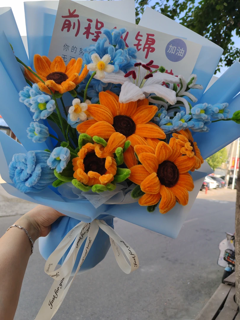 （八九款）手工向日葵花束成品送中高考百日誓师成年礼生日礼物