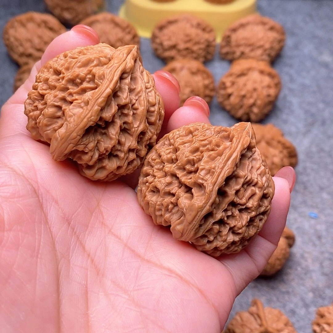 文玩核桃把件n**e精品三角疆40全品