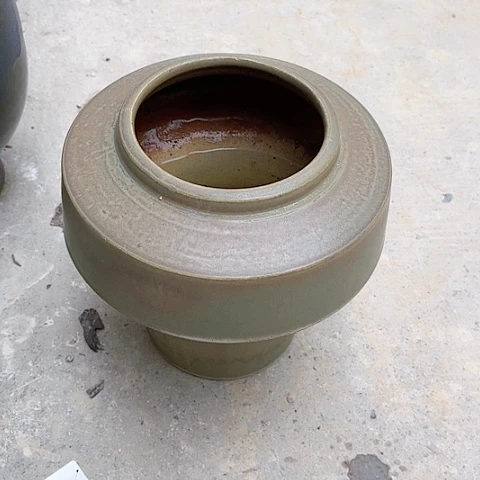 红陶景德镇手工制作花盆-无孔