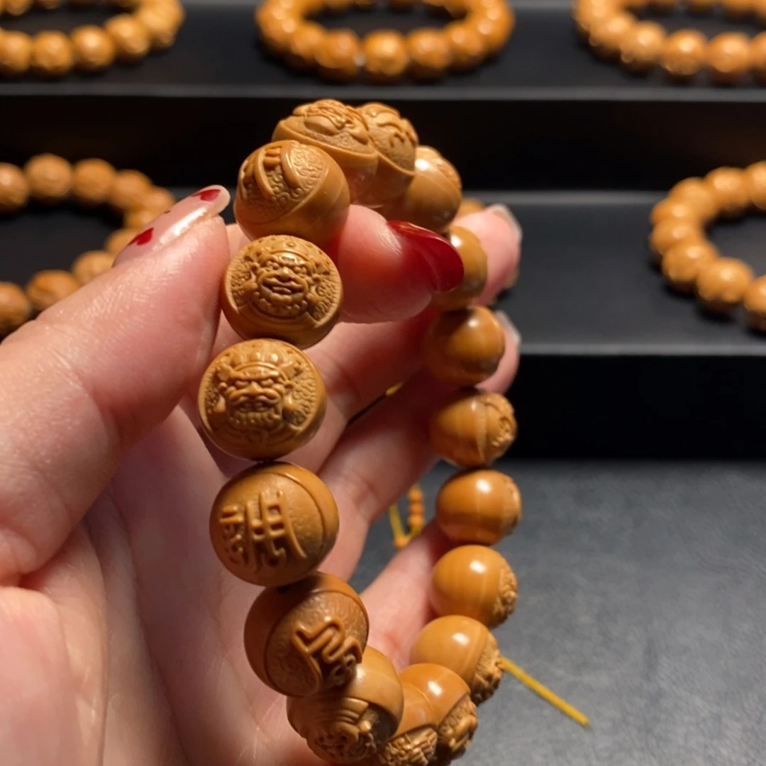 猴头核桃手串风调雨顺13+