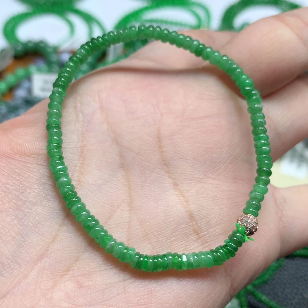 未镶嵌手链翡翠翡翠