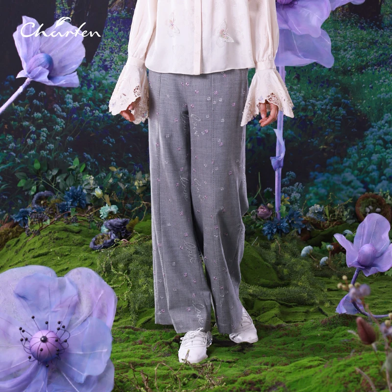 【媛媛专享】朝峰休闲西裤CFC1B125-138D蓝色