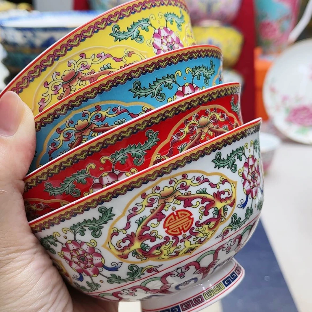 【闪购商品】珐琅4.5寸4个………………