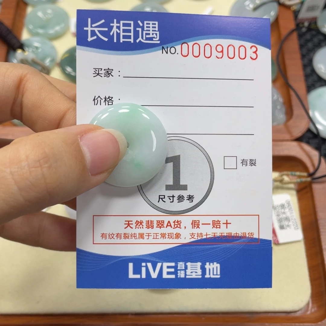 翡翠颈饰未镶嵌翡翠吊坠x 9003
