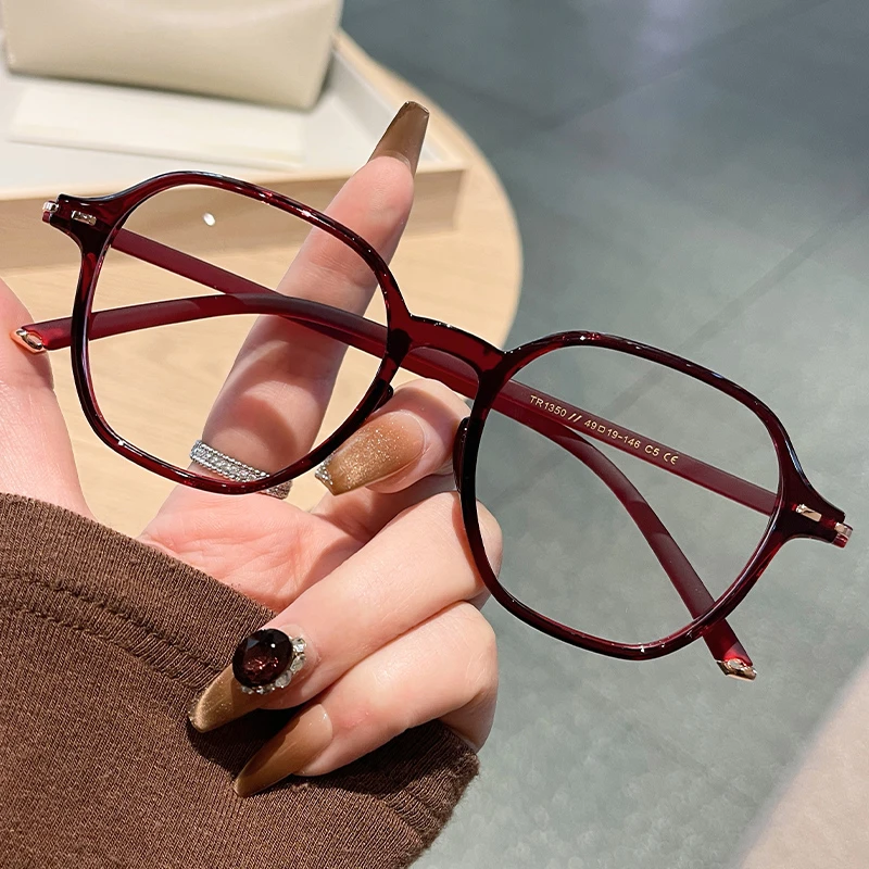 2025新款眼镜超轻复古文艺女素颜眼镜框显白显瘦小脸可配制近视片