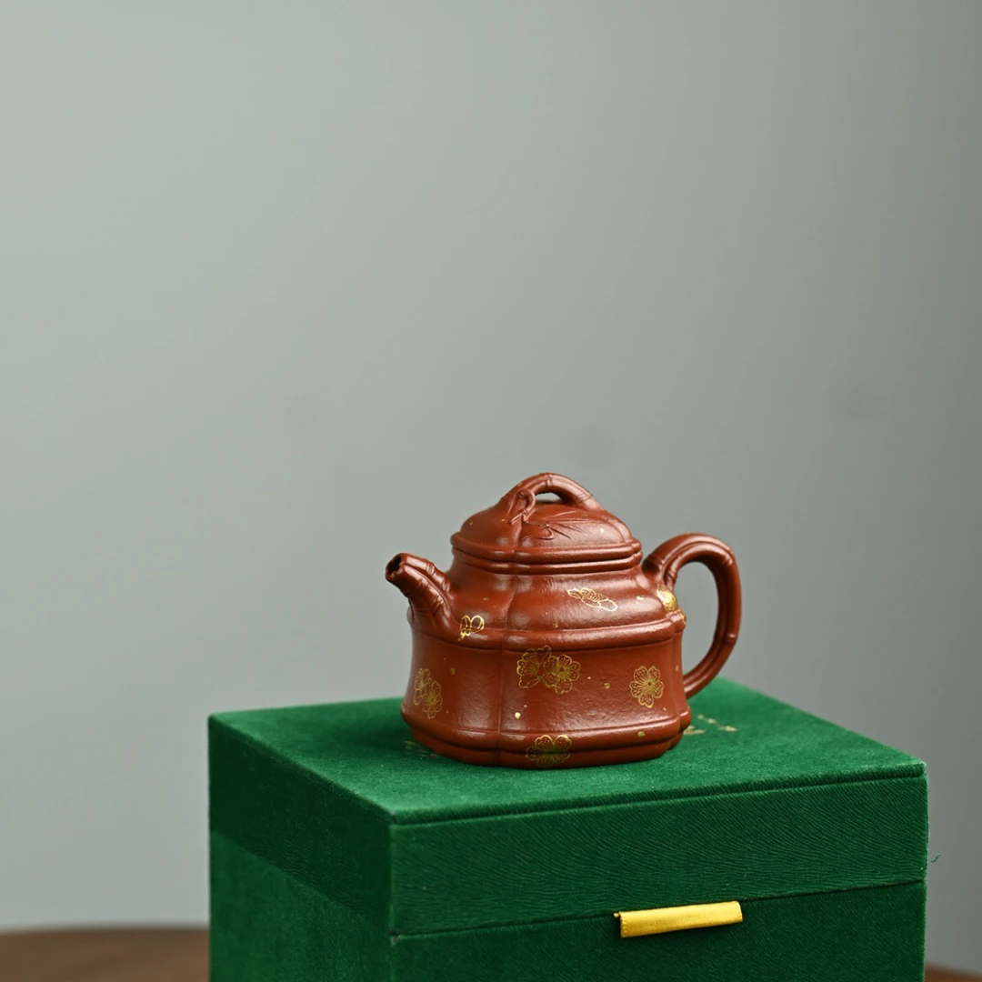 四方竹鼎·全手工  110cc大拍陶手雷罡作品（师承范伟群）