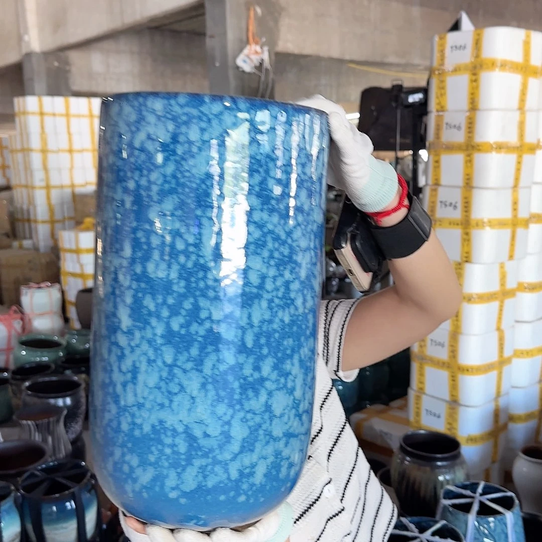 紫砂花盆王嫂花盆0922-214高38口20