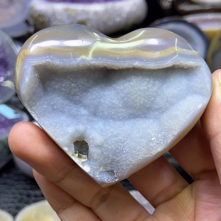 水晶爱心摆件未镶嵌