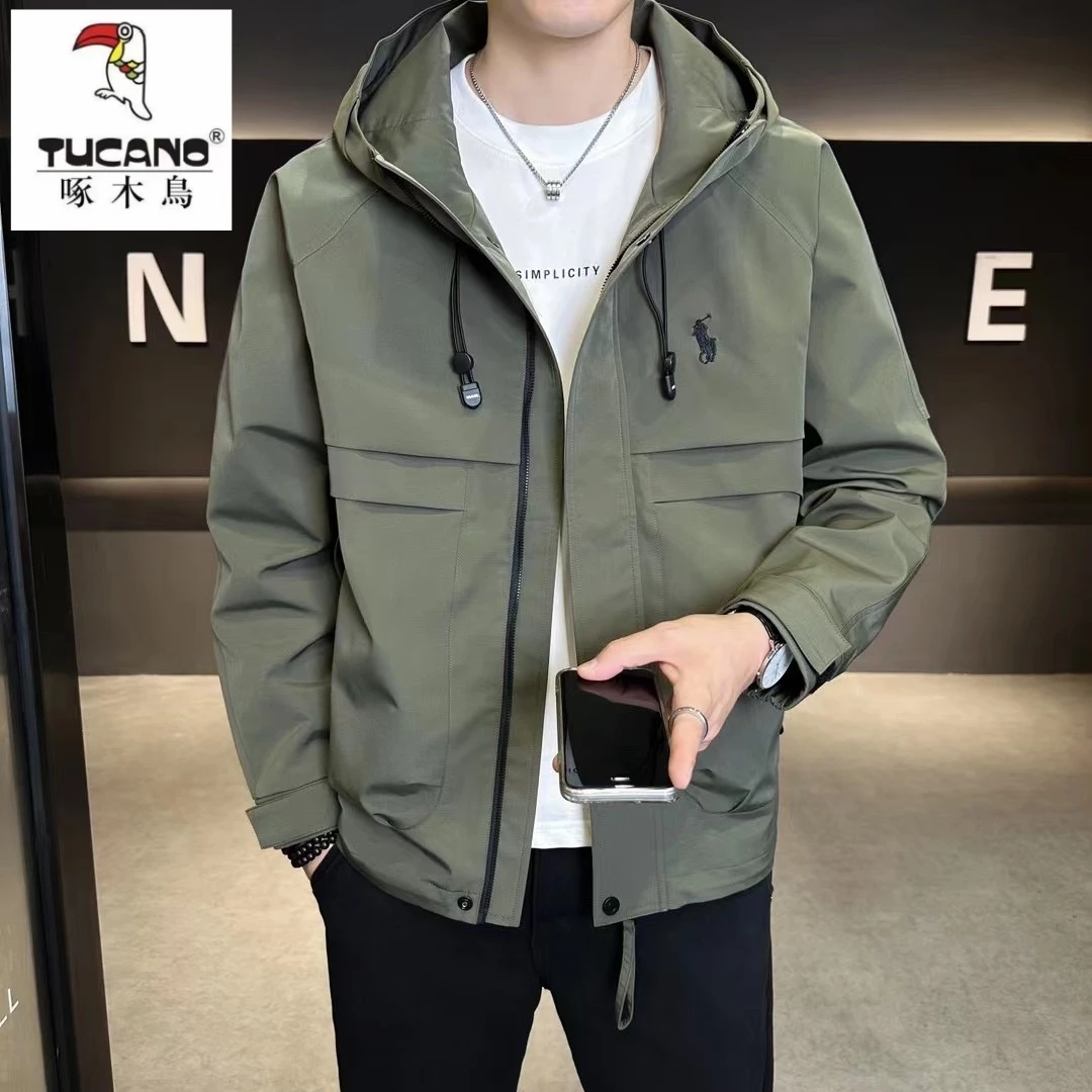 TUCANO/啄木鳥春秋季新款连帽休闲百搭外套时尚宽松工装夹克男装