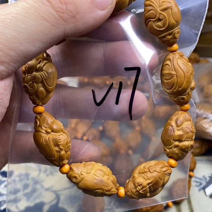 橄榄核手串/手链橄榄核雕工艺手串