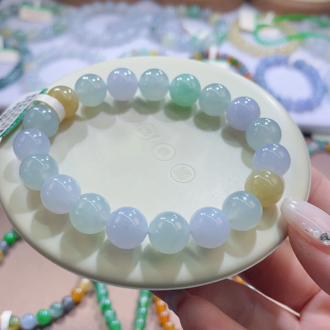 未镶嵌手链翡翠马卡龙卡10