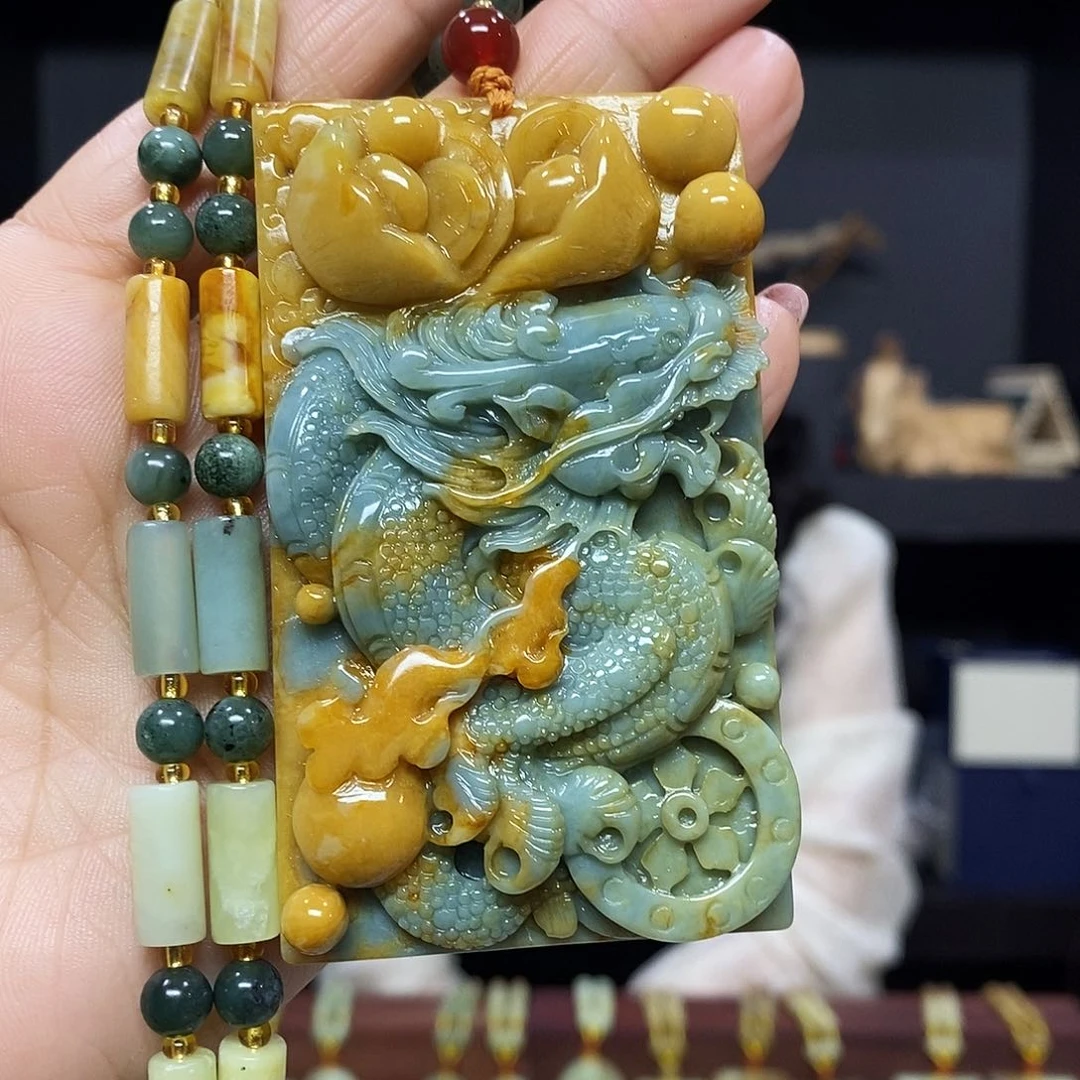 岫玉挂件吊坠未镶嵌