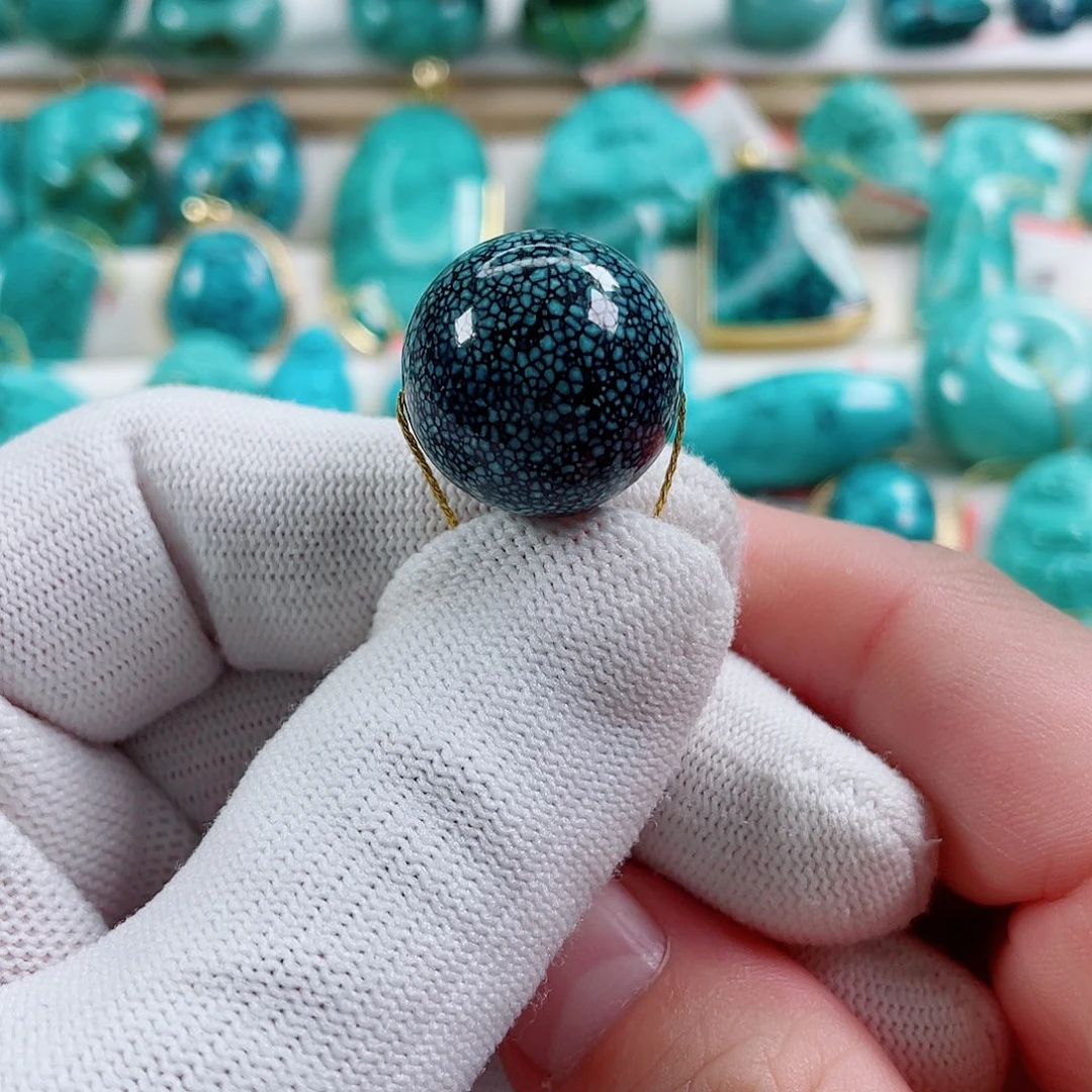 未镶嵌绿松石颈饰尺寸19.4