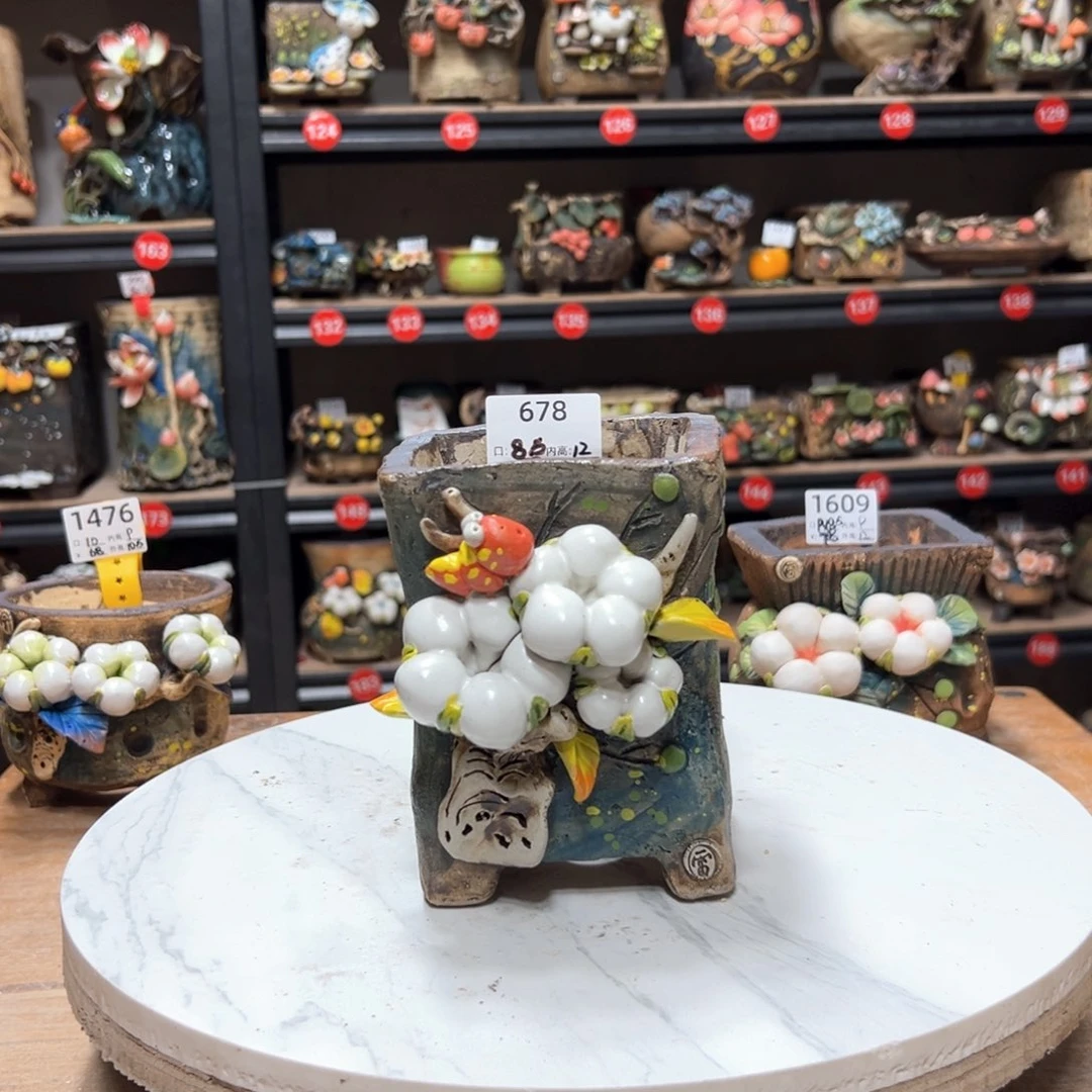 红陶678号，雨田花器