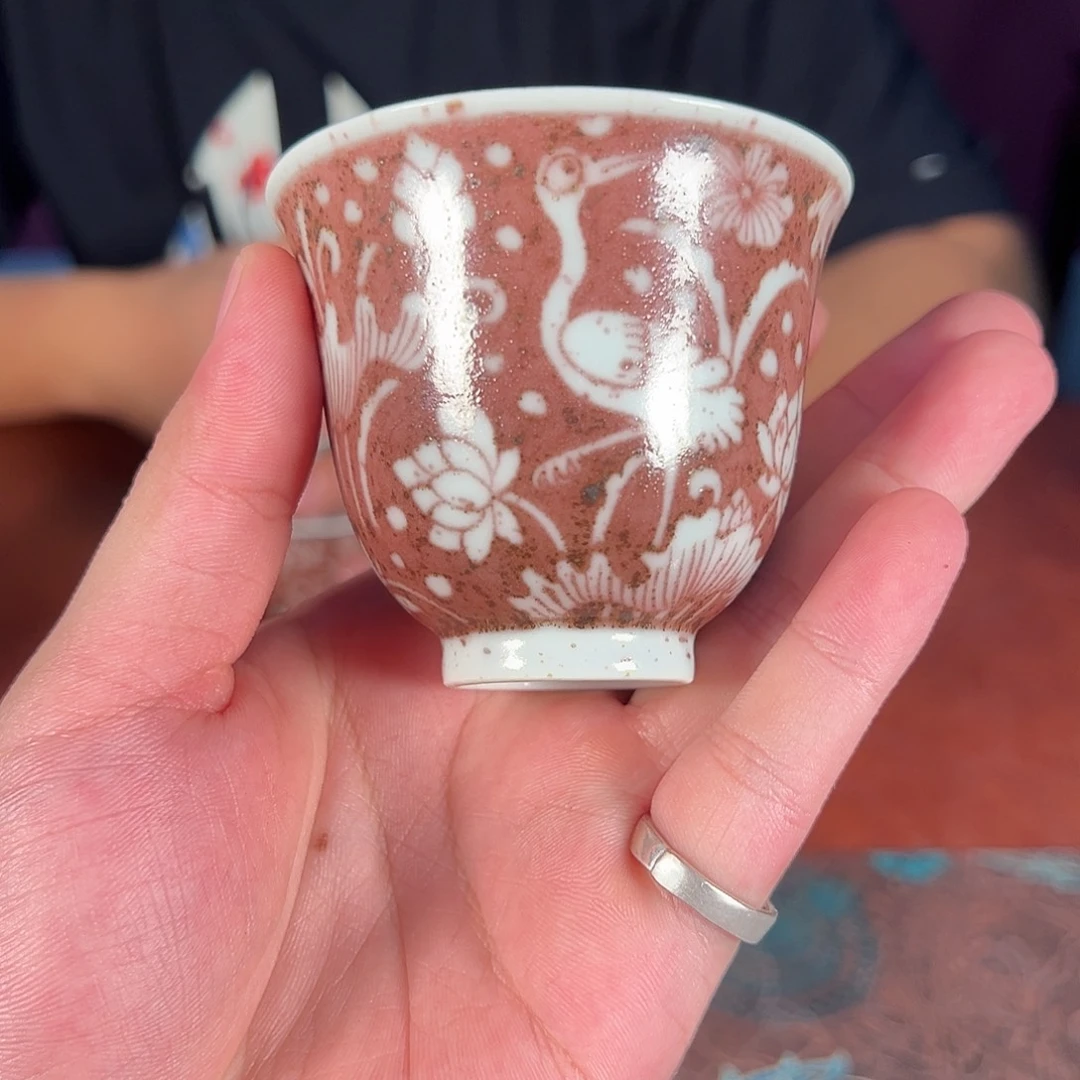杯景德镇手绘艺术老万晚场