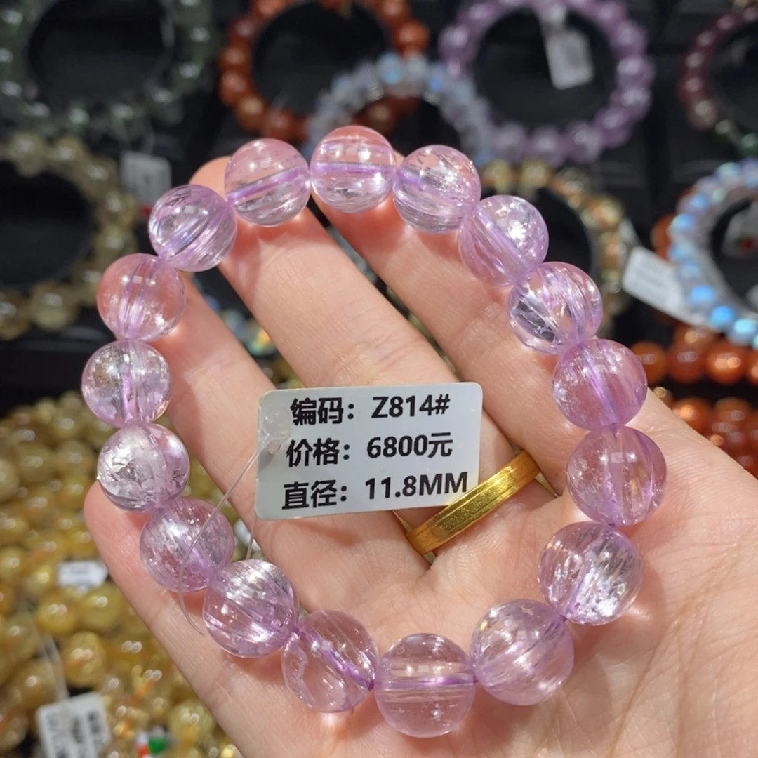 锂辉石手链未镶嵌Z814#11.8mm